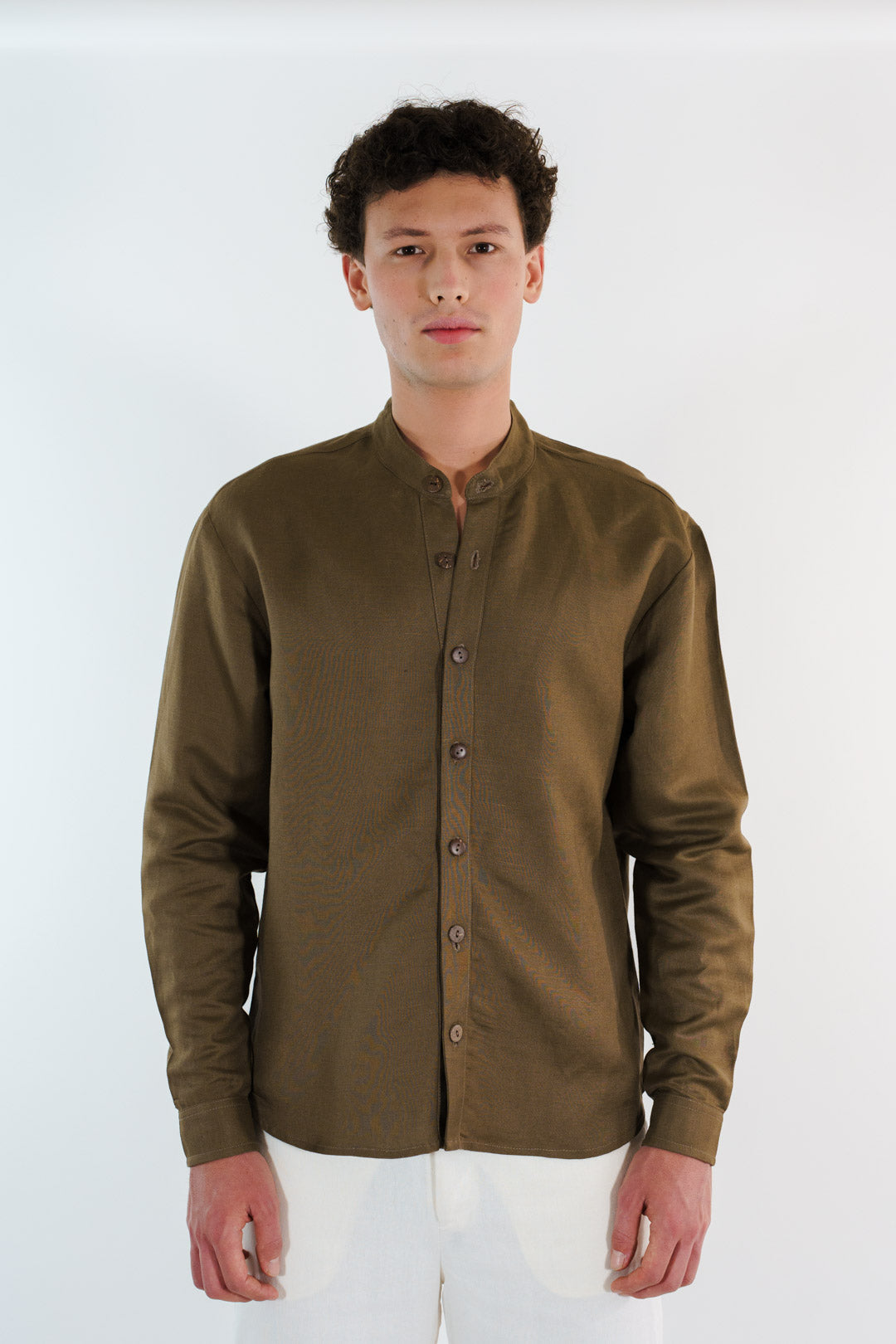 CAMISA LINO | CAFE CAMEL