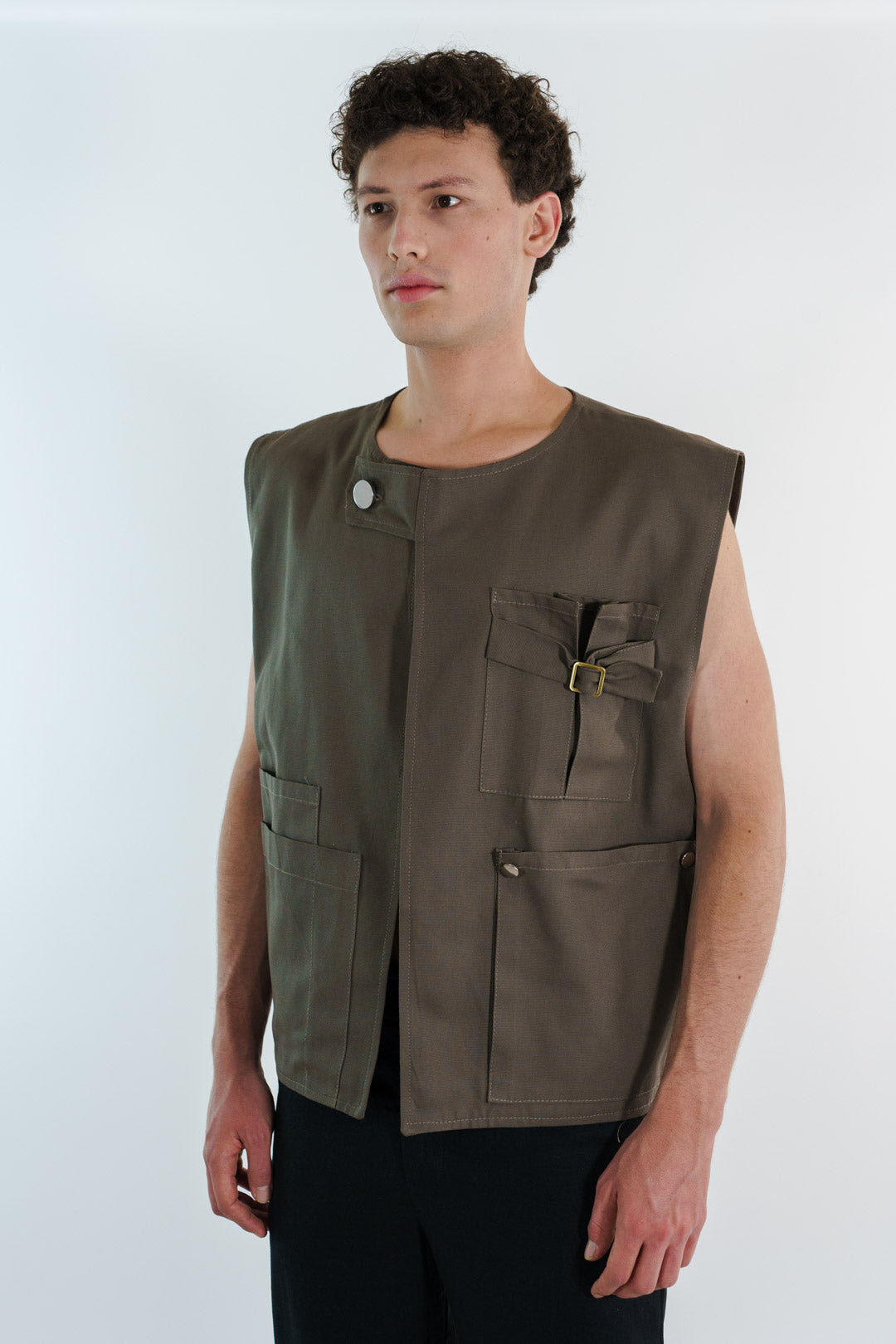 CHALECO LONETA | VERDE OLIVO HOMBRE
