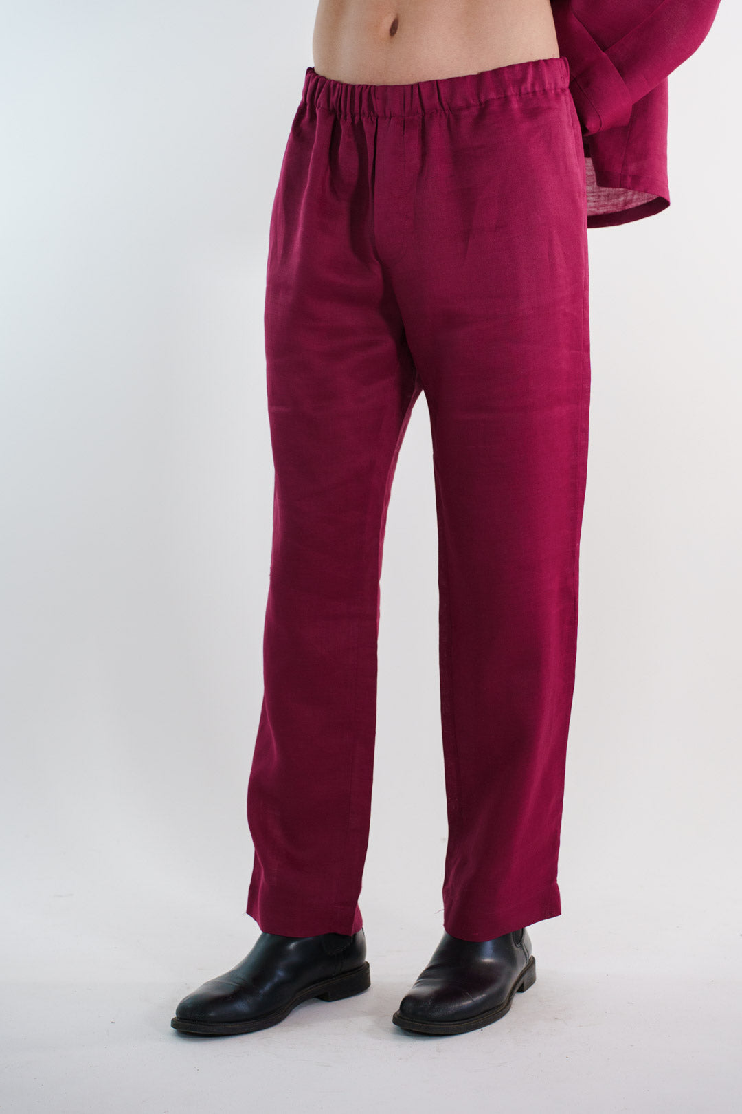 PANTALÓN ARDENAS LINO TINTO HOMBRE