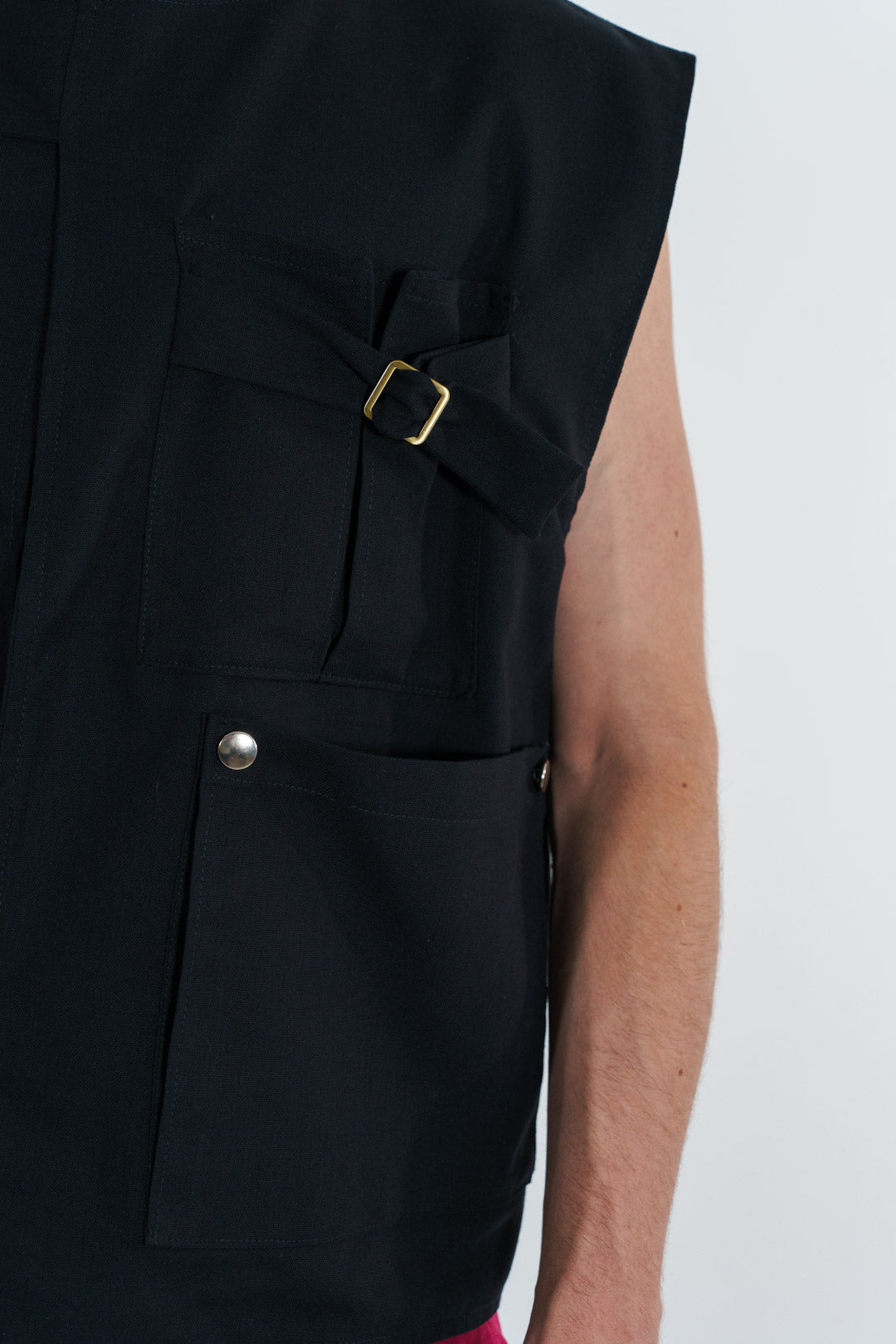 CHALECO LINO | NEGRO HOMBRE