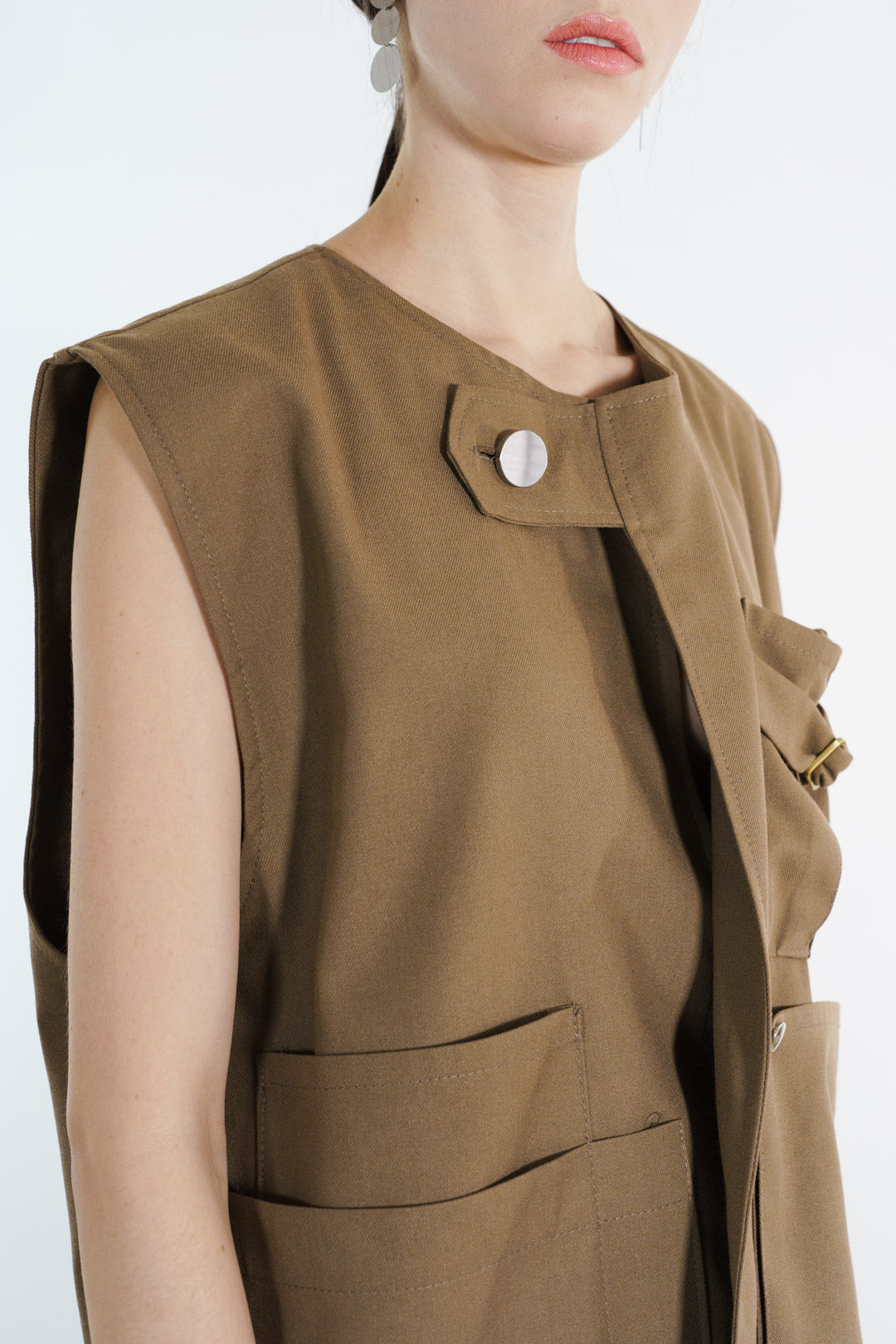 CHALECO | CAFE CAMEL MUJER
