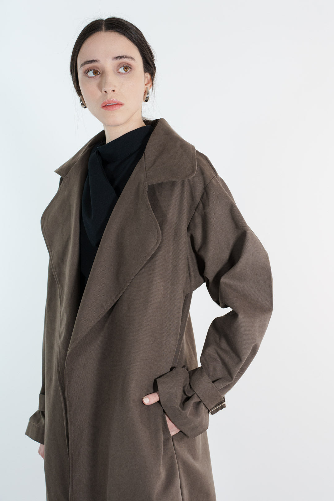 GABARDINA LONETA | VERDE OLIVO MUJER