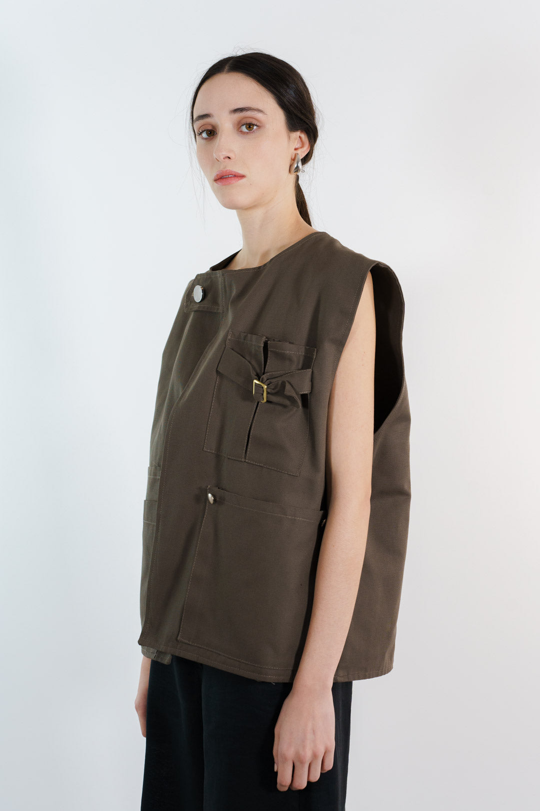 CHALECO LONETA | VERDE OLIVO MUJER