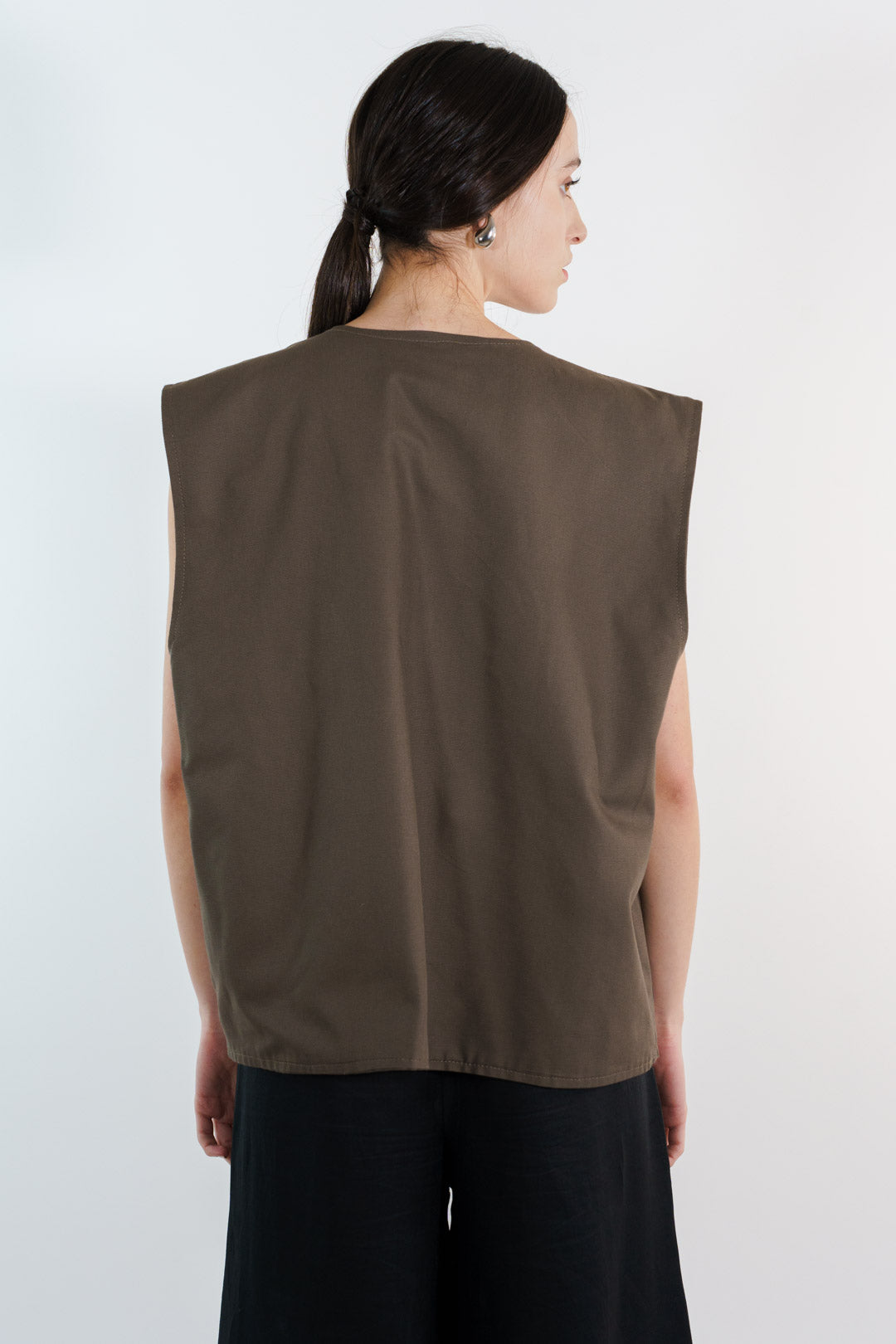CHALECO LONETA | VERDE OLIVO MUJER