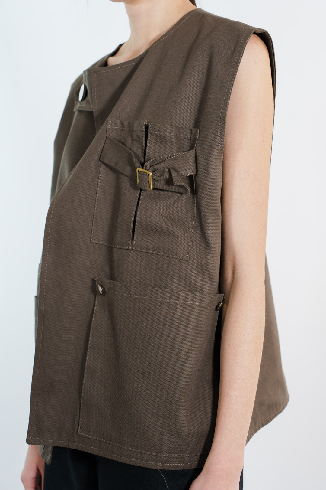 CHALECO LONETA | VERDE OLIVO MUJER