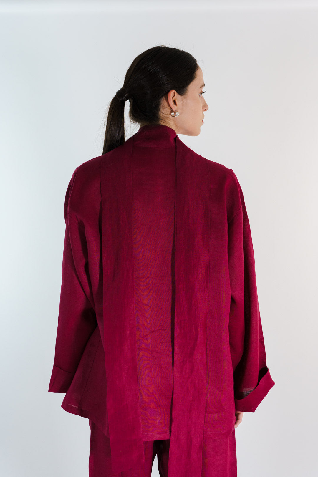 KIMONO GANTE LINO TINTO MUJER
