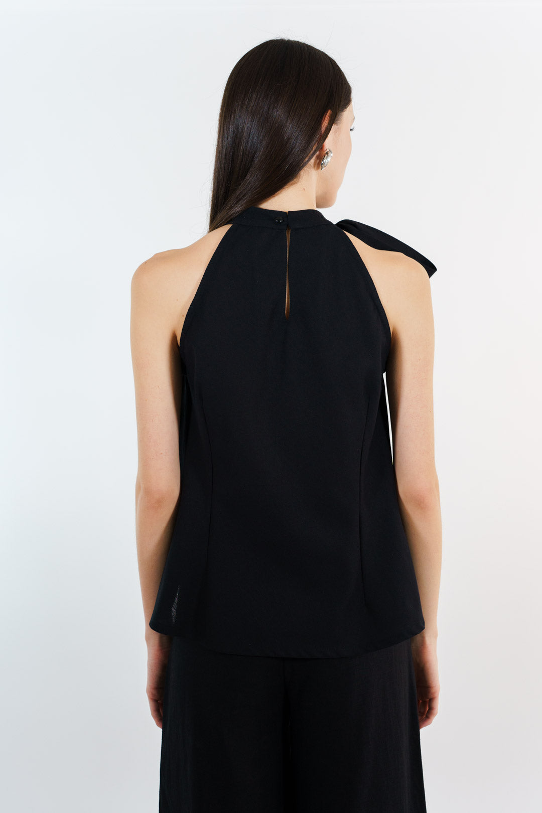 BLUSA MOÑO VALENCIA | NEGRO