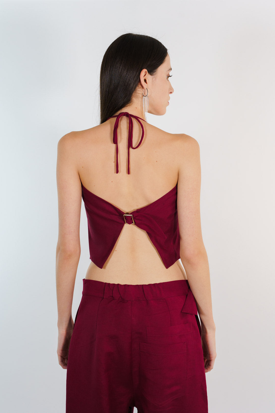 TOP MARIPOSA LINO TINTO