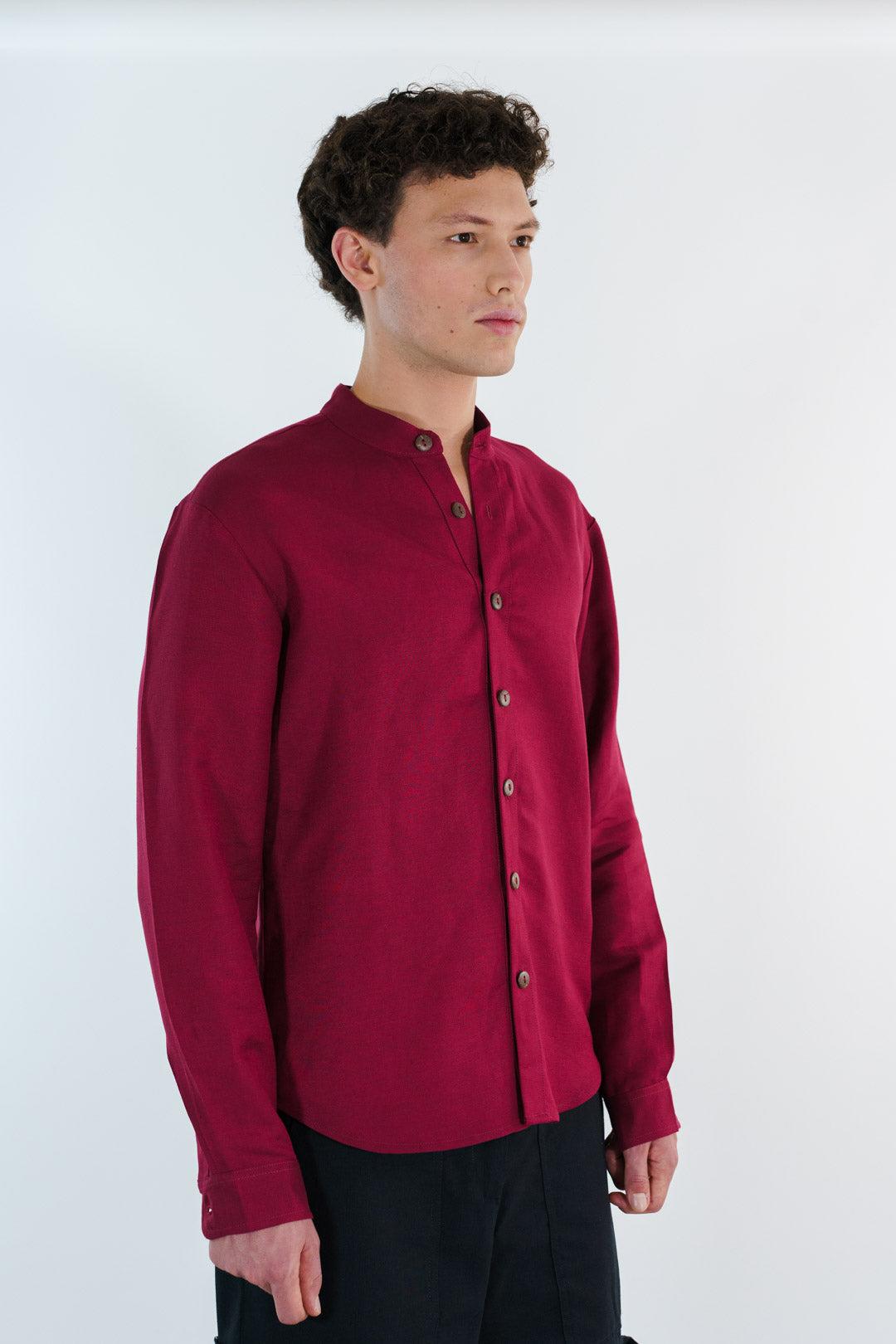 CAMISA LINO TINTO