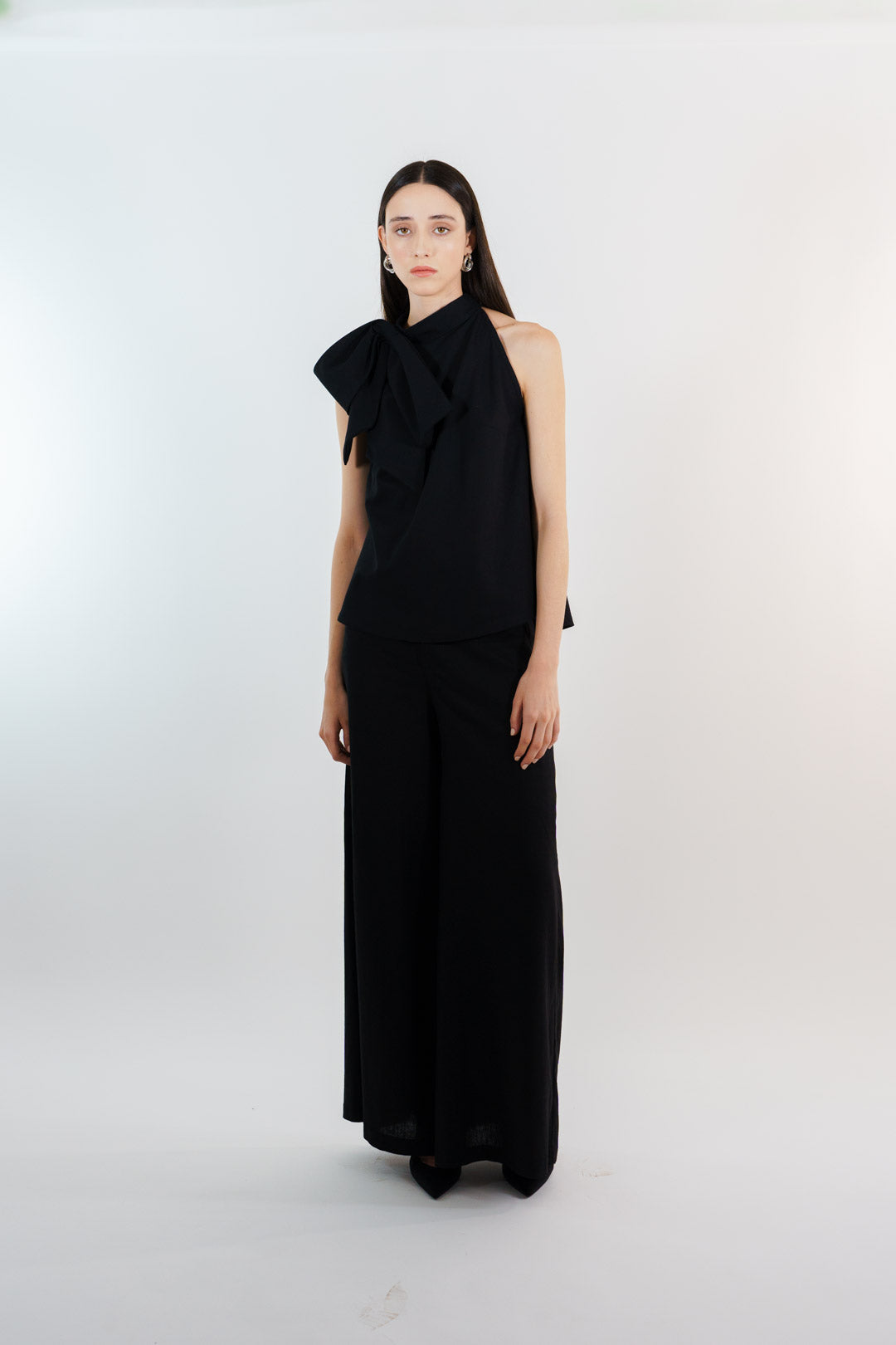 BLUSA MOÑO VALENCIA | NEGRO