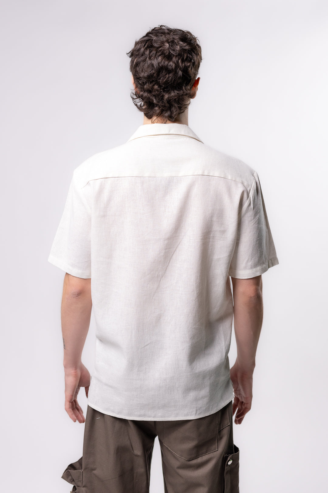 CAMISA TIPO BOLOS | BLANCO