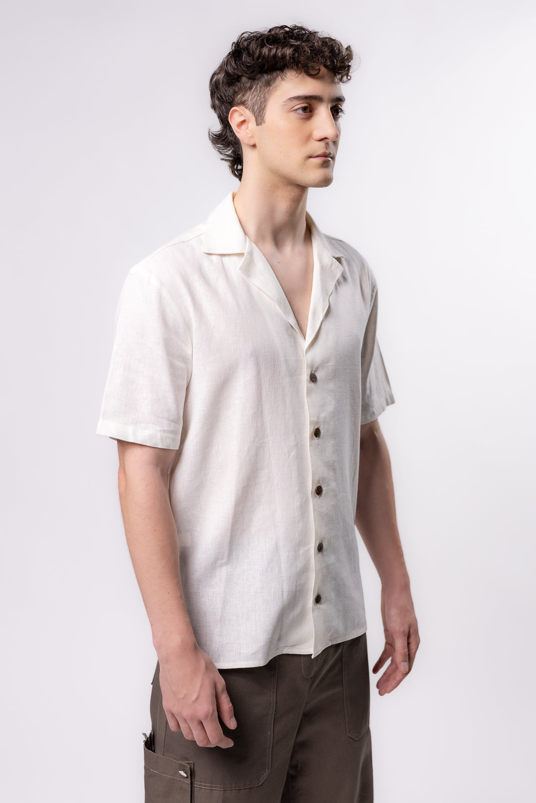 CAMISA TIPO BOLOS | BLANCO