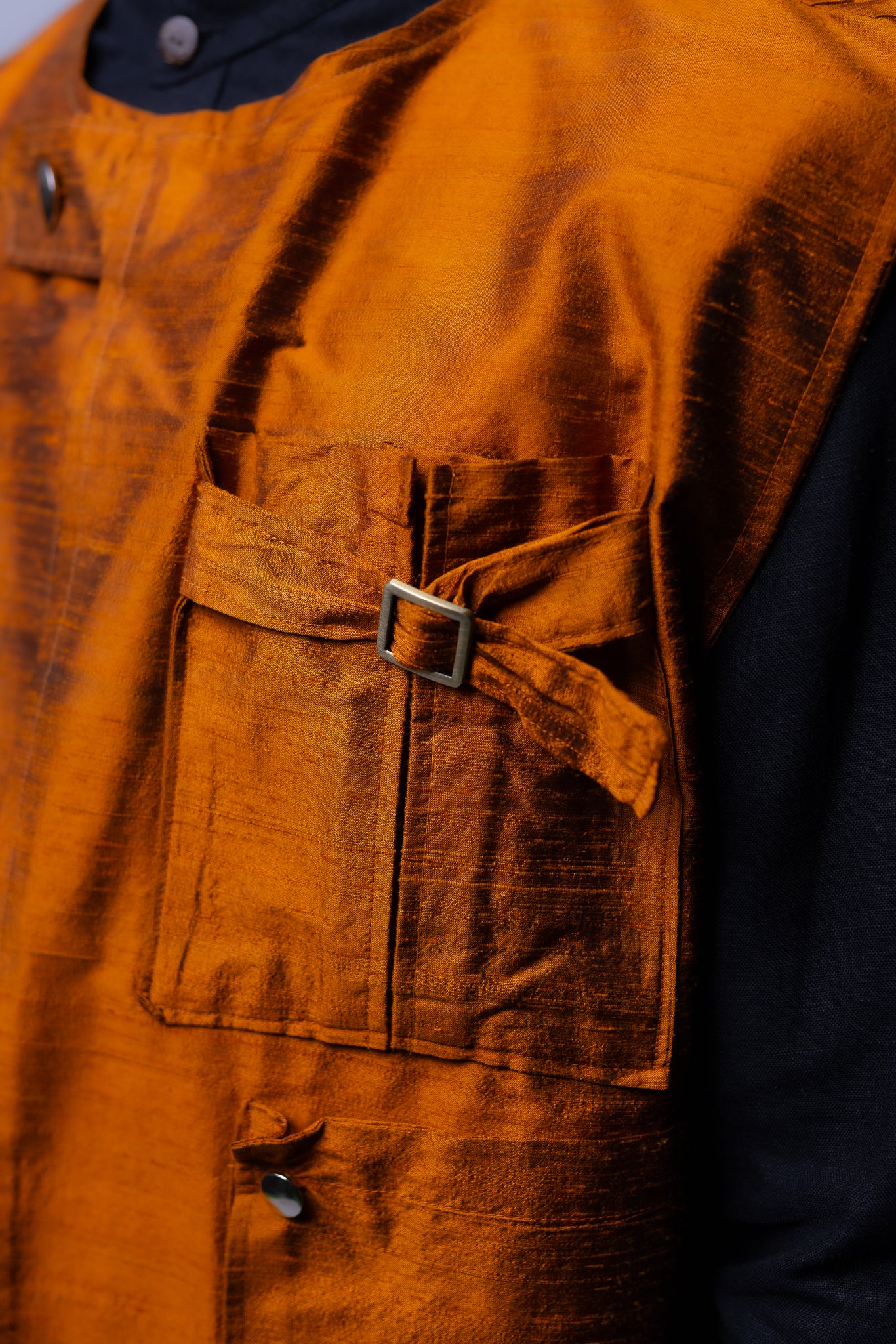 CHALECO CARGO | NARANJA METALICO