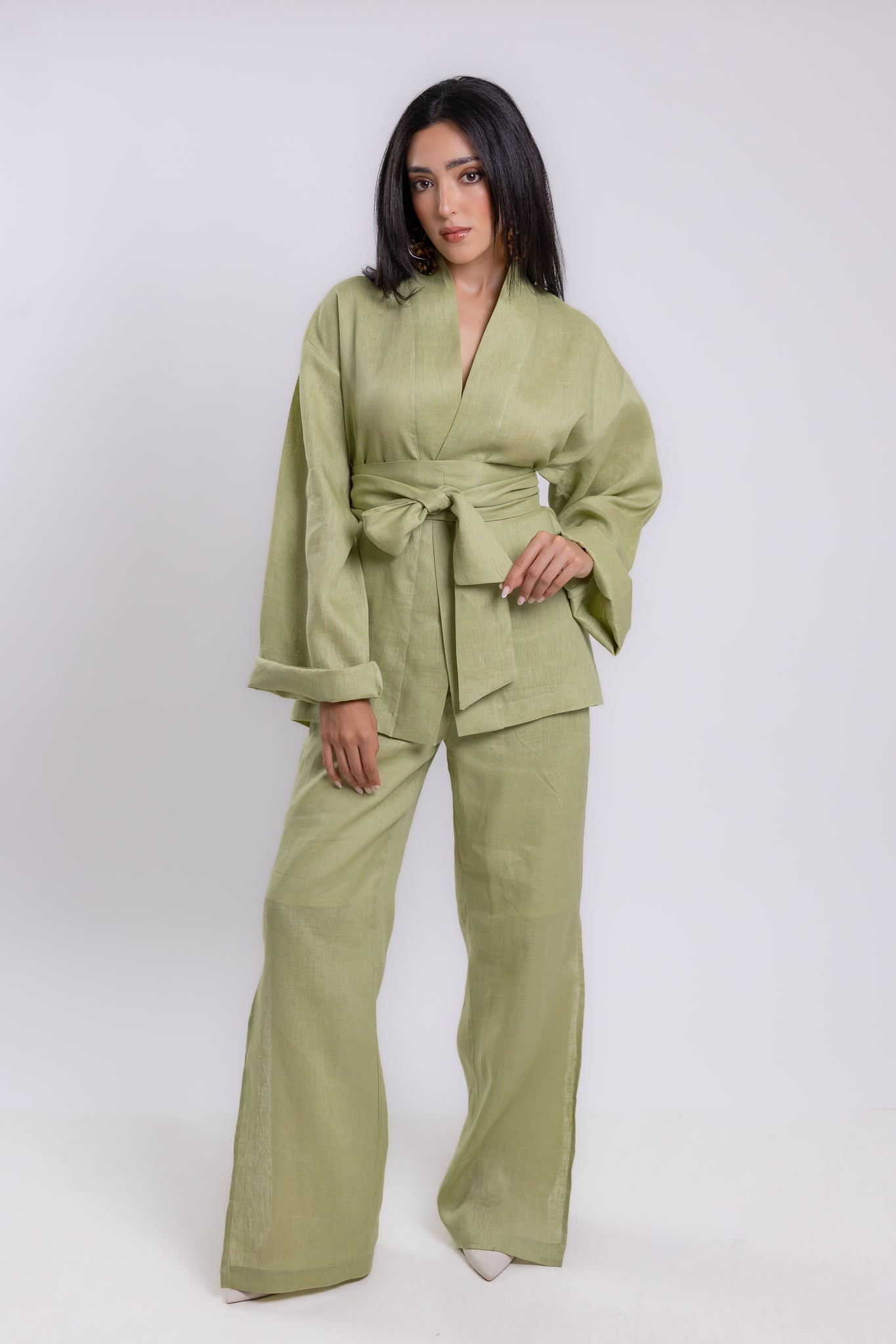 KIMONO NOME | VERDE PISTACHE