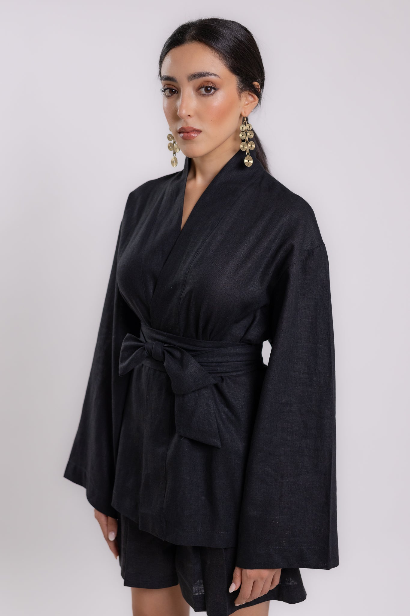 KIMONO NOME LINO | NEGRO