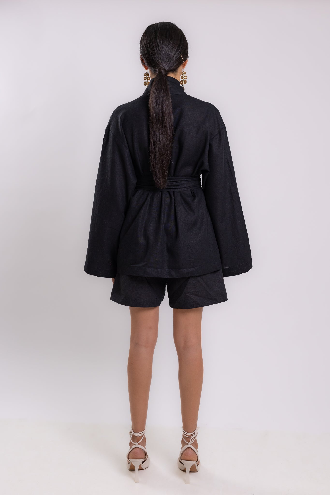 KIMONO NOME LINO | NEGRO