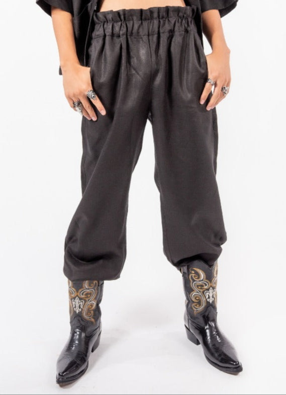 PANTALÓN LINO FLORENCIA NEGRO