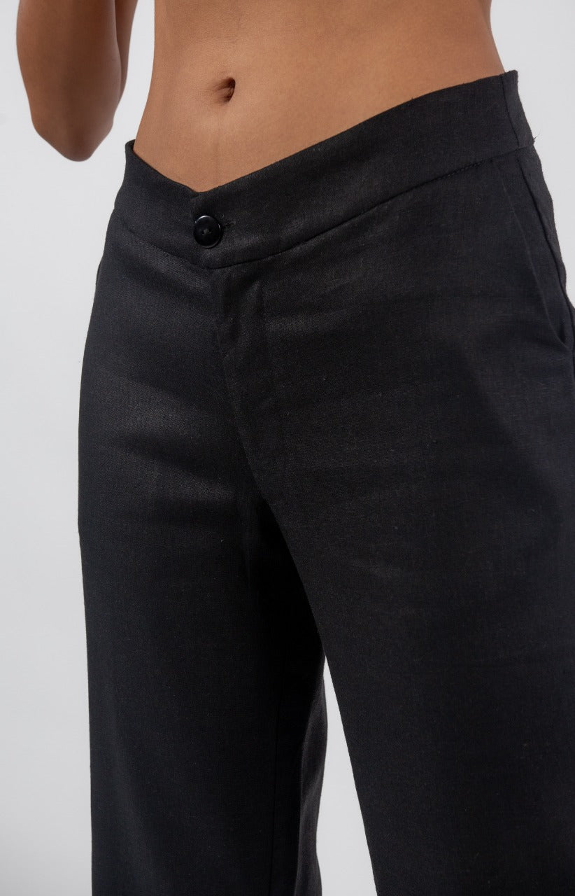 PANTALÓN KENIA (ACAMPANADO) / NEGRO