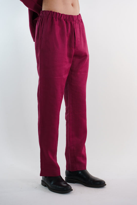 PANTALÓN ARDENAS LINO TINTO HOMBRE