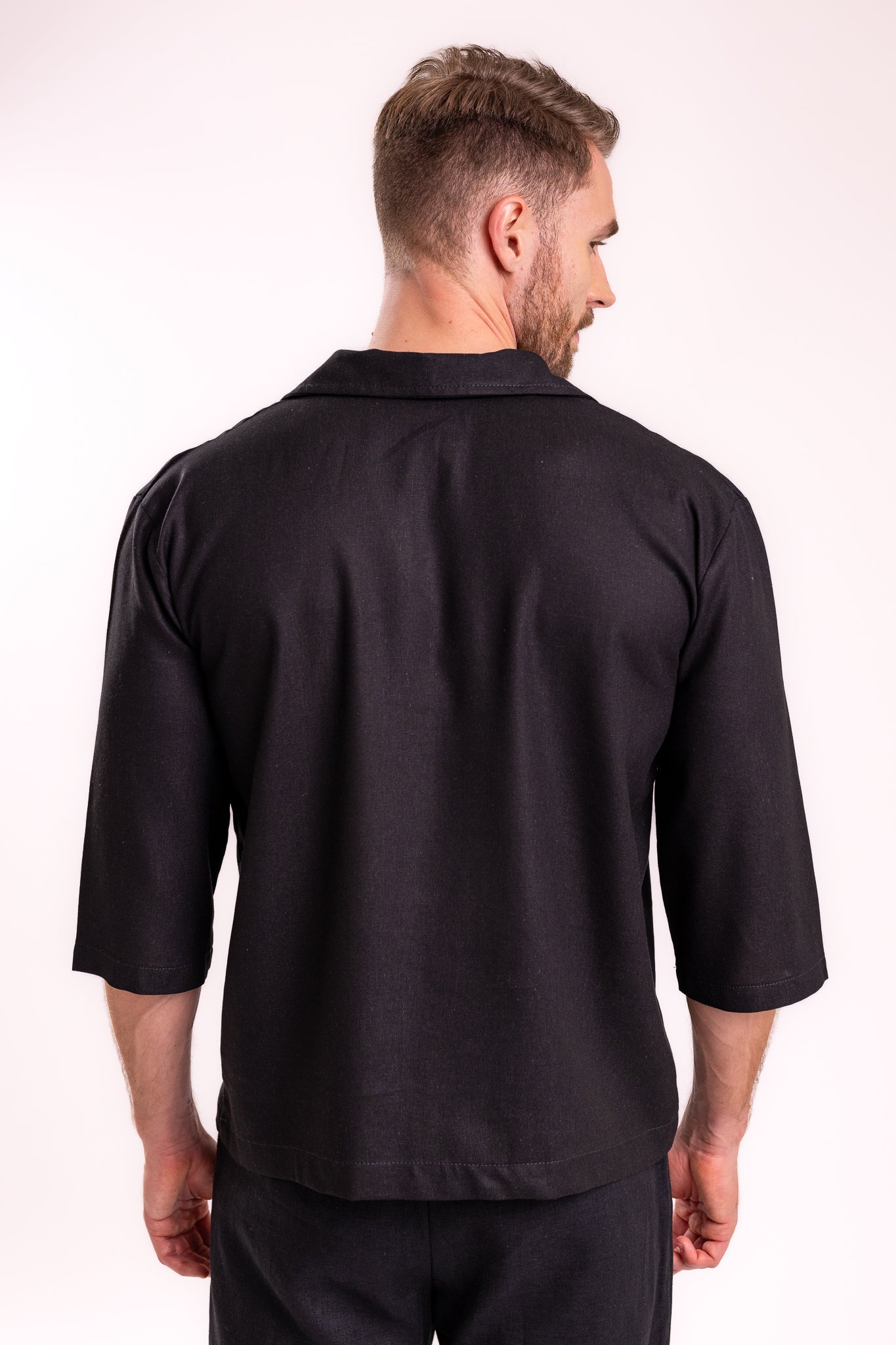 CAMISA ITALIANA NEGRO