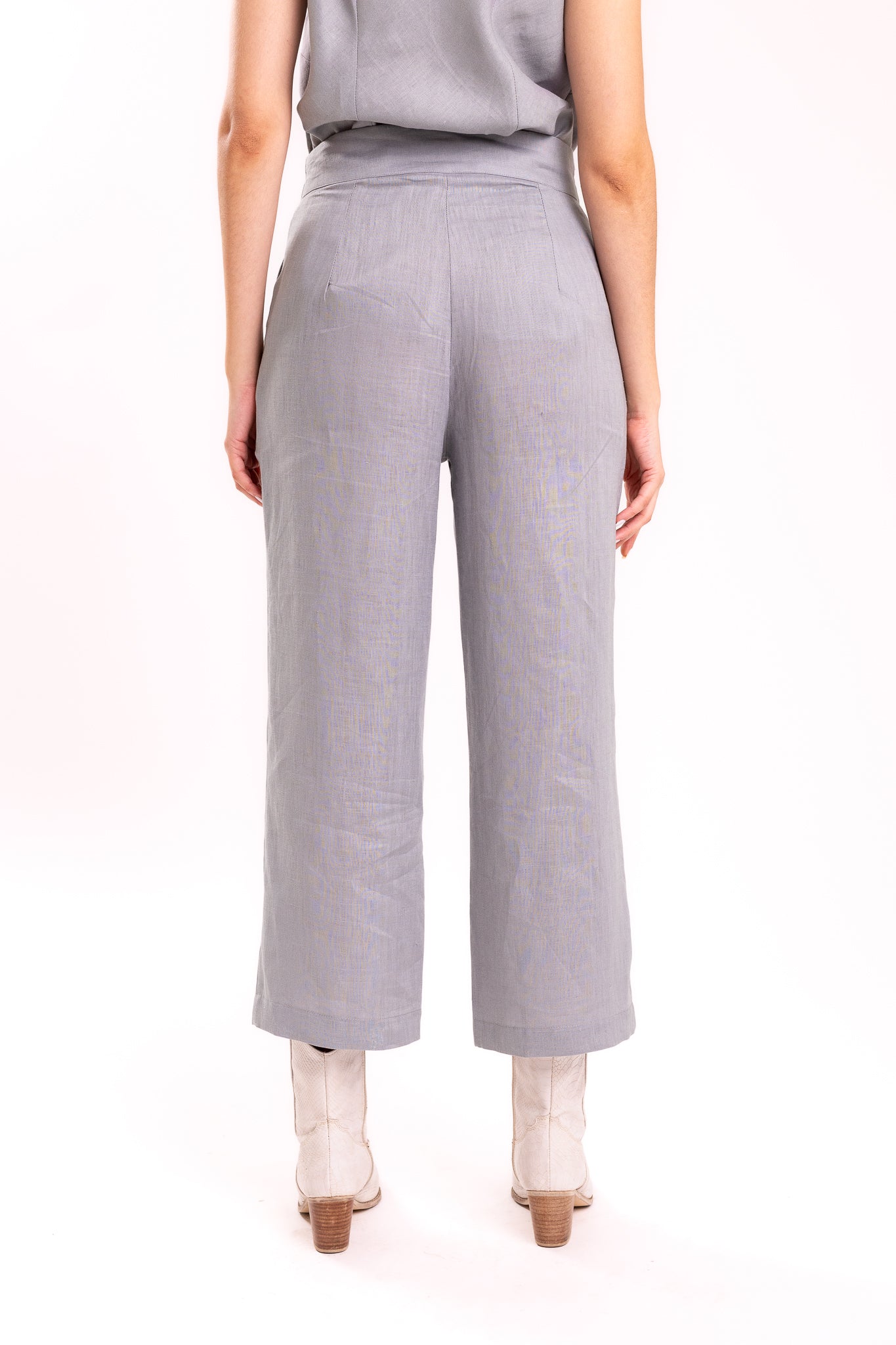 PANTALON CAPRI GRIS